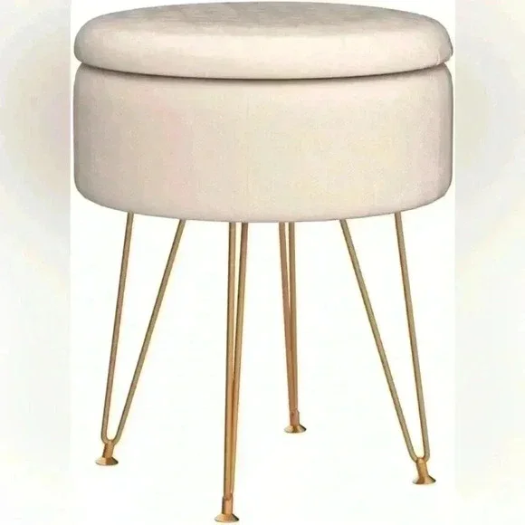 NWT⭐️Storage Ottoman with Adjustable Legs - Picture 4 of 6